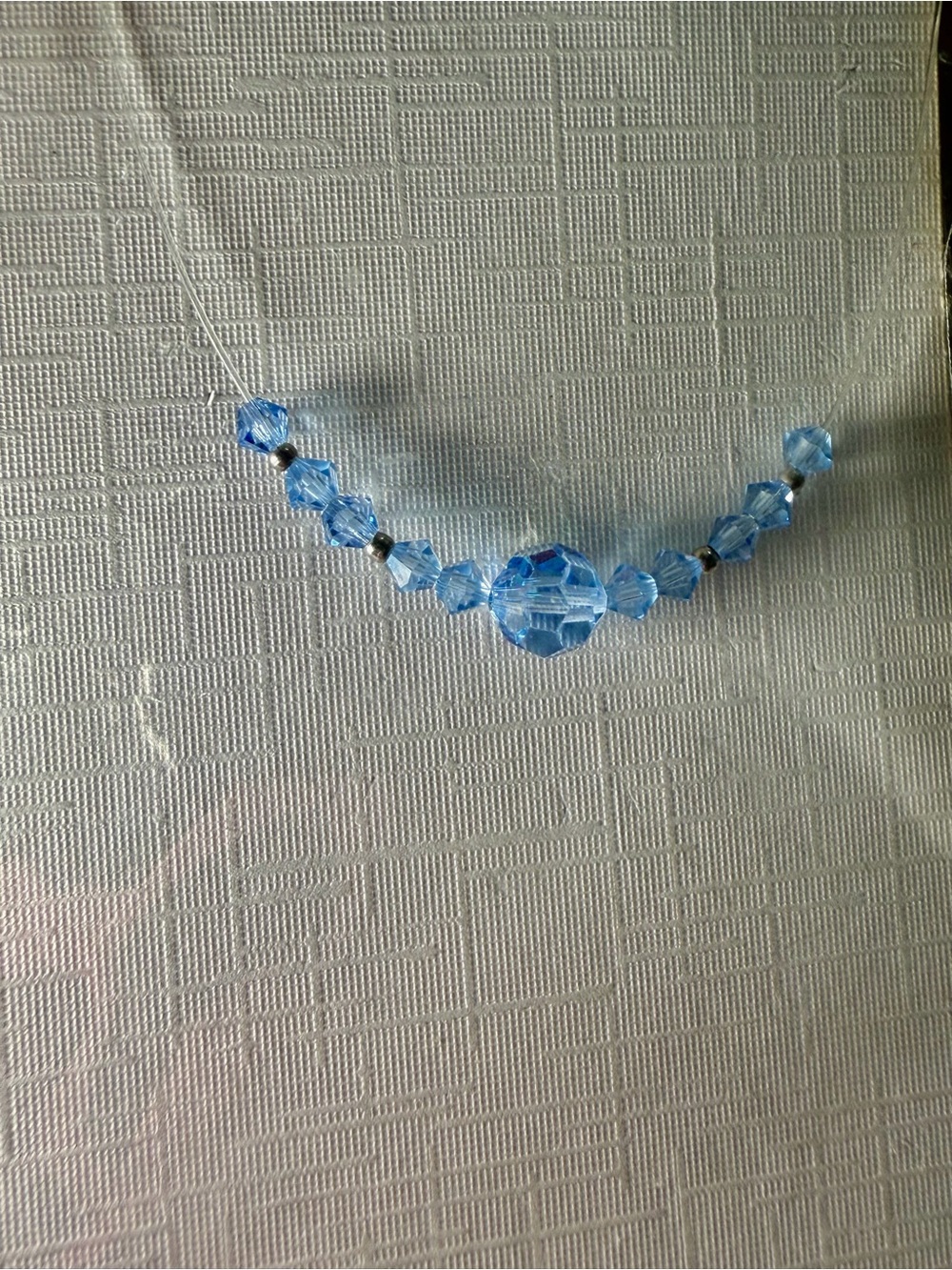 Crystal Collection New Old Stock Blue Swarovski Necklace & Earring Set - Picture 2 of 6